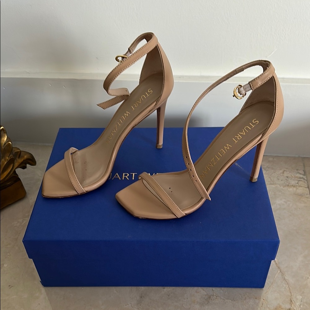 Stuart Weitzman Tan Stiletto Heels